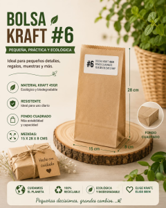 Bolsa Kraft #6 - Imagen 2