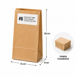 Bolsa Kraft #8 - Imagen 2