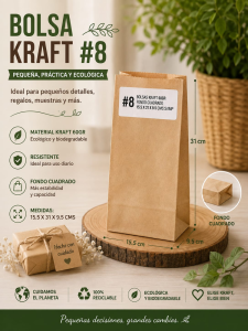 Bolsa Kraft #8 - Imagen 3