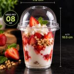 VASO PET 08 OZ C/TAPA DOMO